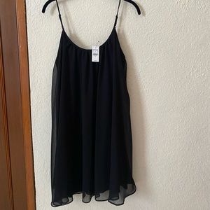 Express Trapeze Mini Dress Black Size S